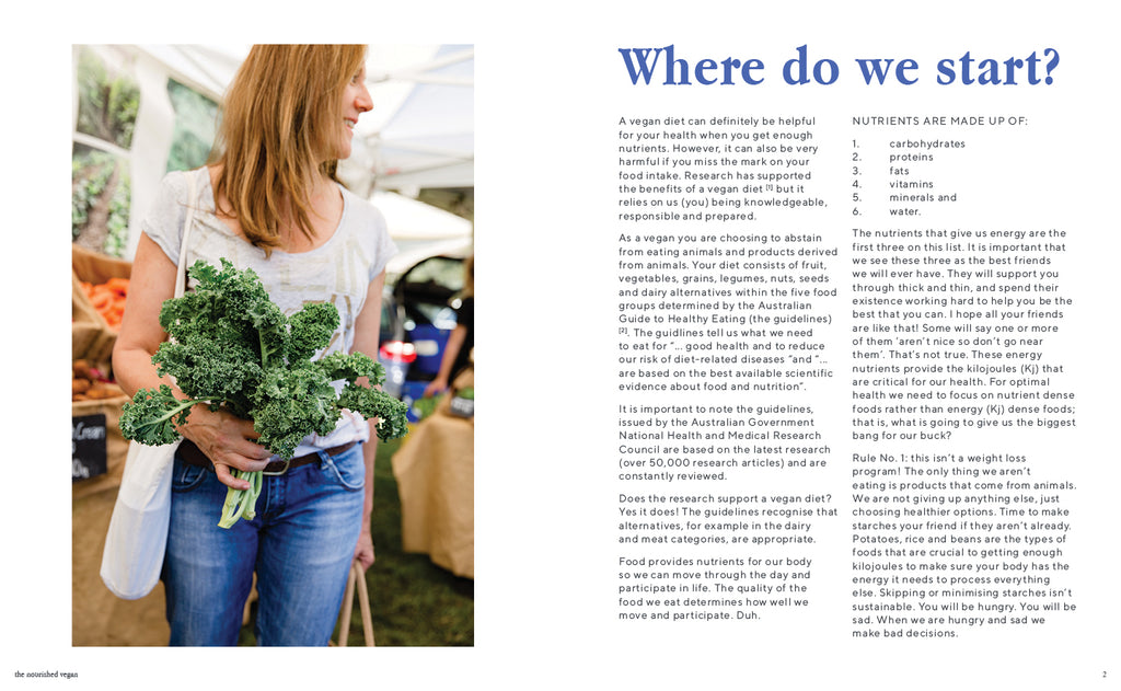 The Book: Nourished Vegan - A Teenager's Guide
